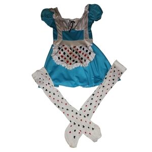 Alice In Wonderland Costume Dress Womens Small